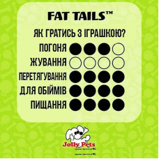 Jolly Pets FAT TAIL Elephant (Джоллі Пейс) м'яка іграшка для собак Слон із пискавкою