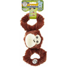Jolly Pets TUG-A-MAL Monkey Dog (Джоллі Пейс) м'яка іграшка для собак для перетягування Мавпа з пискавкою