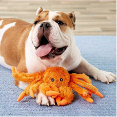 Jolly Pets TUG-A-MAL Crab Dog Toy (Джоллі Пейс) м'яка іграшка для собак Краб із пискавкою