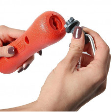 Іграшка для собак міцна гантель із карабіном Dexas Off-Leash (Дексас Оф Ліш)