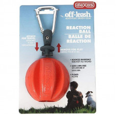 Іграшка для собак м'яч з карабіном і з схованкою для ласощів Dexas Off-Leash (Дексас Оф Ліш)