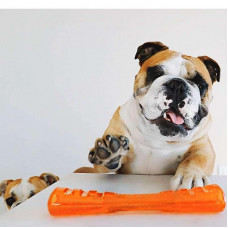 Іграшка для собак суперміцна кістка гантель із нішами для ласощів Bionic Opaque Stick (Біонік Опак Стик)