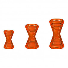 Іграшка для собак суперпростільна кістка з отворами для ласощів Bionic Opaque Bone (Біоник Опак Боне) Оранжевий