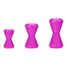 Іграшка для собак суперпростільна кістка з отворами для ласощів Bionic Opaque Bone (Біоник Опак Боне) Фіолетовий