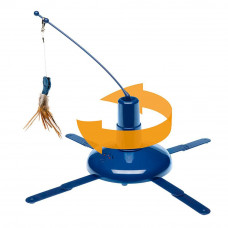 Електронна іграшка карусель із пір'ям для котів Ferplast Raptor (Ферпласт Раптор)