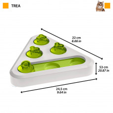Інтерактивна іграшка для собак і кішок з тайниками для сухого корму Ferplast Trea (Ферпласт Трія)