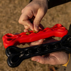 Жевательная игрушка кость с отверстиями для корма  для собак Ferplast Smile Bone (Ферпласт Смайл Бон)