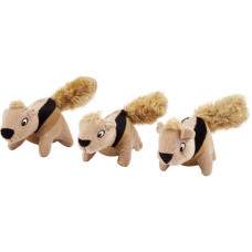 М'які іграшки пискавки для собак Білки 3 штуки Outward Hound Hide-A Refill Animalsl (Аутвард Хаунд)