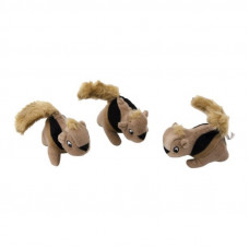 М'які іграшки пискавки для собак Білки 3 штуки Outward Hound Hide-A Refill Animalsl (Аутвард Хаунд)