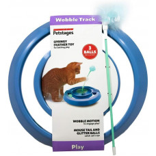 Інтерактивна іграшка для котів трек — неваляйка Petstages Wobble Track (Петстейджес)