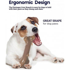 Іграшка для собак гілка з ароматом печінки 20 см Petstages Liver Branch (Петстеджес Лівер Бранч)