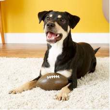 Суперміцний футбольний м'яч для собак з отвором для ласощів Planet Dog Footballl (Планет Дог Футбол)