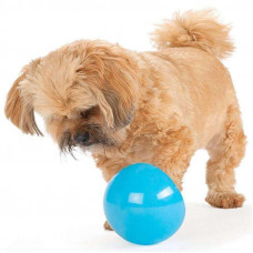 Суперміцна іграшка-диспенсер м'яч для собак з отворами для корму Planet Dog Snoop (Планет Дог Шпион) Маленький — 7.6 х 10 см.