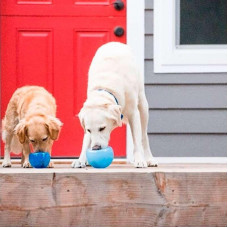 Суперміцна іграшка-диспенсер м'яч для собак з отворами для корму Planet Dog Snoop (Планет Дог Шпион) Маленький — 7.6 х 10 см.