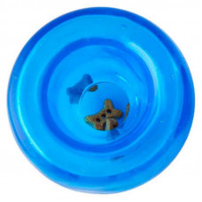 Суперміцна іграшка-диспенсер м'яч для собак з отворами для корму Planet Dog Snoop (Планет Дог Шпион) Маленький — 7.6 х 10 см.