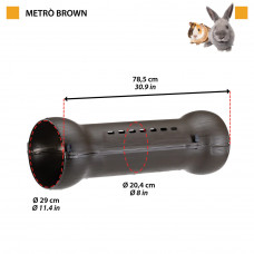 Модульний тунель для кроликів і дрібних тварин Ferplast Merro (Ферпласт Метро) Чорний