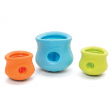 Игрушка головоломка для собак с тайником для лакомств West Paw Toppl Treat Toy Large (Вест Пав Топпи) Большой - 10 см., Зеленый