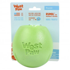 Іграшка для собак м'яч з тайком для ласощів West Pow Rumbl Large Eggplant (Вест Пав Рамбл)
