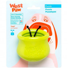 Игрушка головоломка для собак с тайником для лакомств West Paw Toppl Treat Toy Large (Вест Пав Топпи) Большой - 10 см., Зеленый