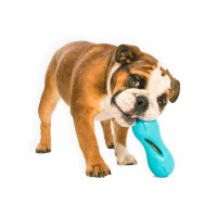 West Pow Qwizl Treat Toy (Вест Пав Квізл) іграшка для собак з отвором для ласощів маленький - 14 см., Зелений