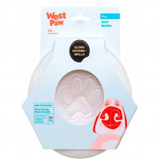 West Paw Zisc Flying Disc (Вест Пав Віскі) іграшка для собак фрисбі Маленький — 17 см, світний білий