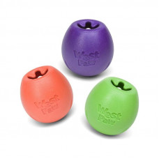 Іграшка для собак м'яч з тайком для ласощів West Pow Rumbl Large Eggplant (Вест Пав Рамбл)