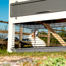 Двоповерхова клітка вольєр для кроликів із термопластику Ferplast Grand Lodge Plus (Ферпласт Гранд Лодж Плюс)