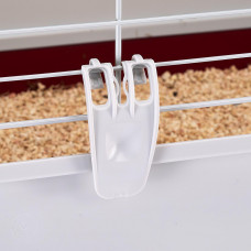 Клітка для кроликів і гризунів Ferplast Krolik (Ферпласт Кролик) 120 x 60 x 50 см - EXTRA LARGE, Бордовий