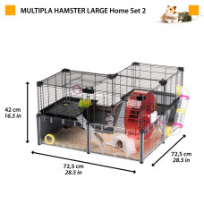 Клітка для хом'яків і мишей з аксесуарами Ferplast Multipla Hamster Large (Ферпласт Мультипла Хамстер)