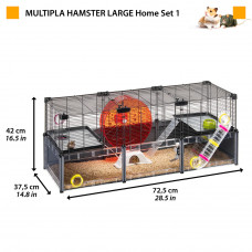 Клітка для хом'яків і мишей з аксесуарами Ferplast Multipla Hamster Large (Ферпласт Мультипла Хамстер)