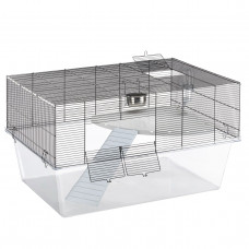 Двухэтажная клетка для хомяков и песчанок Ferplast Glassy 80 (Ферпласт Гласси 80)