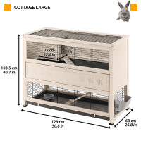 Клітка для кроликів Ferplast Cottage Large (Ферпласт Котедж Лардж)