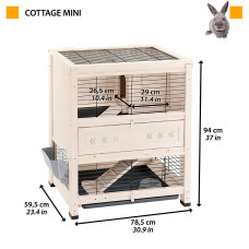 Клетка для кроликов Ferplast Cottage Mini (Ферпласт Коттедж Мини)
