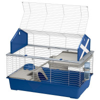 Клітина для кроликів і гризунів з аксесуарами і наклейками Ferplast Barn 100 (Ферпласт Барн 100) Синій