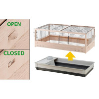 Дерев'яна клітка для кроликів і морських свинок Ferplast Arena 120 (Ферпласт Арена 120)