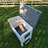 Двоповерхова клітка вольєр для кроликів із термопластику Ferplast Grand Lodge Plus (Ферпласт Гранд Лодж Плюс) 134 x 73 x h 117 см - 140