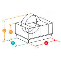 Клітка для хом'яків, мишей і гризунів Ferplast Coney Island Large (Ферпласт Коней Ісланд Лардж)