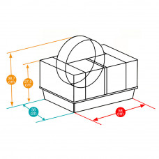 Клітка для хом'яків, мишей і гризунів Ferplast Coney Island Large (Ферпласт Коней Ісланд Лардж)