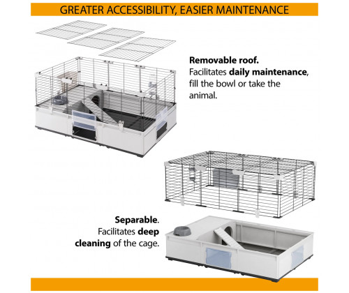Модульная клетка для кроликов и морских свинок Ferplast Modular 1 (Ферпласт Модулар 1) Модульная клетка для кроликов и морских свинок Ferplast Modular 1 (Ферпласт Модулар 1)
