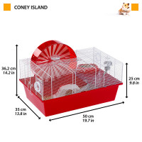 Клітка для хом'яків, мишей і гризунів Ferplast Coney Island (Ферпласт Коней Ісланд)
