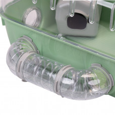 Клетка для хомяков и грызунов с игровыми тоннелями Ferplast Combi 1 (Ферпласт Комби 1) Зеленый