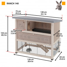 Клітка для кроликів Ferplast Ranch 140 (Ферпласт Ранч 140)
