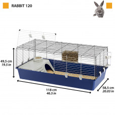 Велика клітка для кроликів і морських свинок Ferplast Rabbit 120 (Ферпласт Реббіт 120)