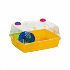 Пластикова карта для хом'яків, щурів, мишей із колесом і поличкою Fop Junior Deluxe (Фоп Джуніор Делюкс)