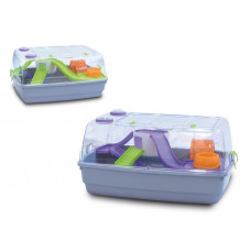 Пластикова карта для хом'яків, щурів, мишей із будиночком, колесом і гірками Fop Bernie Deluxe (Фоп Берні Делюкс)