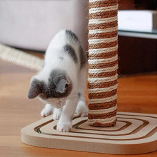 Підлогова кігтеточка стовпчик з іграшками для кішок Ferplast PA 4001 (Ферпласт Півонія 4001)