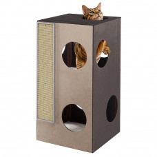 Ігровий комплекс — будиночок із кігтеточкою для кішок Ferplast Kubo 2 (Ферпласт Кубо 2)