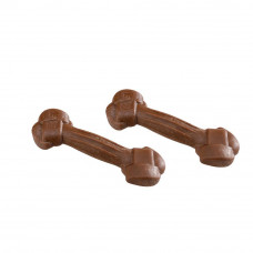 Жувальна кісточка для собак з ароматом яловичини Ferplast GoodBite Natural Bef (Ферпласт Гудбайт Нейчурал) S - 40 гри. х 2 шт. - 11 x 3,6 x h 1,7 cm