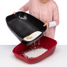 Закритий туалет для котів із системою просіювання Ferplast Magix (Ферпласт Магікс)