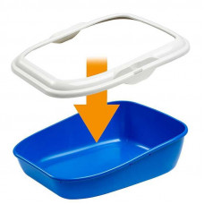 Туалет — лоток із фіксаторами для пакетів для котів Ferplast Moderna (Ферпласт Модерна)